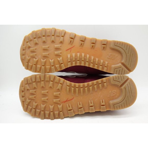 New Balance 574 Maroon Lace Up Athletic Sneakers Shoes Men\'s 8.5 D main image 6